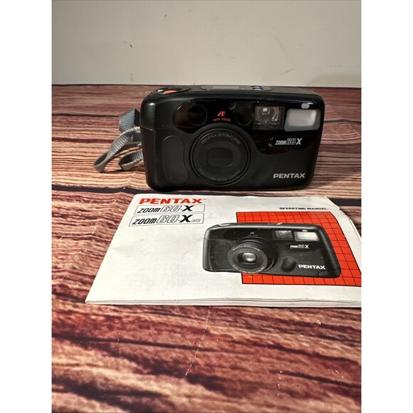 Pentax Zoom 60-X 35mm/AF 38-60mm Lens Point Shoot Film Camera - WORKING
